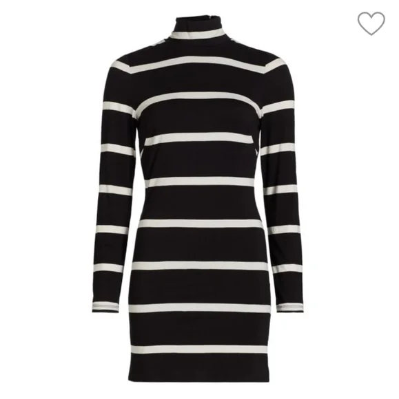 Alice + Olivia Delora Mock Neck Mini Dress, Size XS - Picture 1 of 10